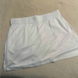 White Athletic Skort
